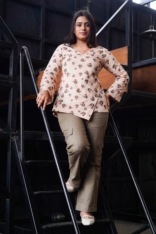 corset top - jeans (whispers of jaipur)