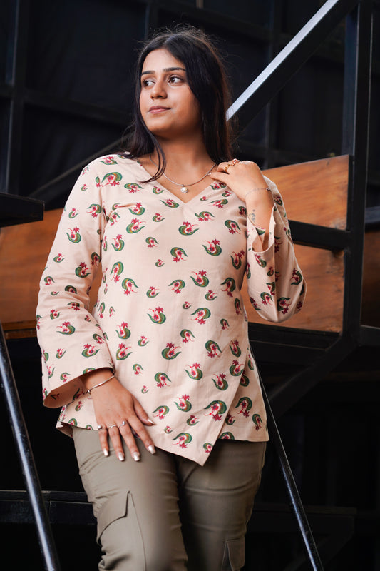 corset top - jeans (whispers of jaipur)