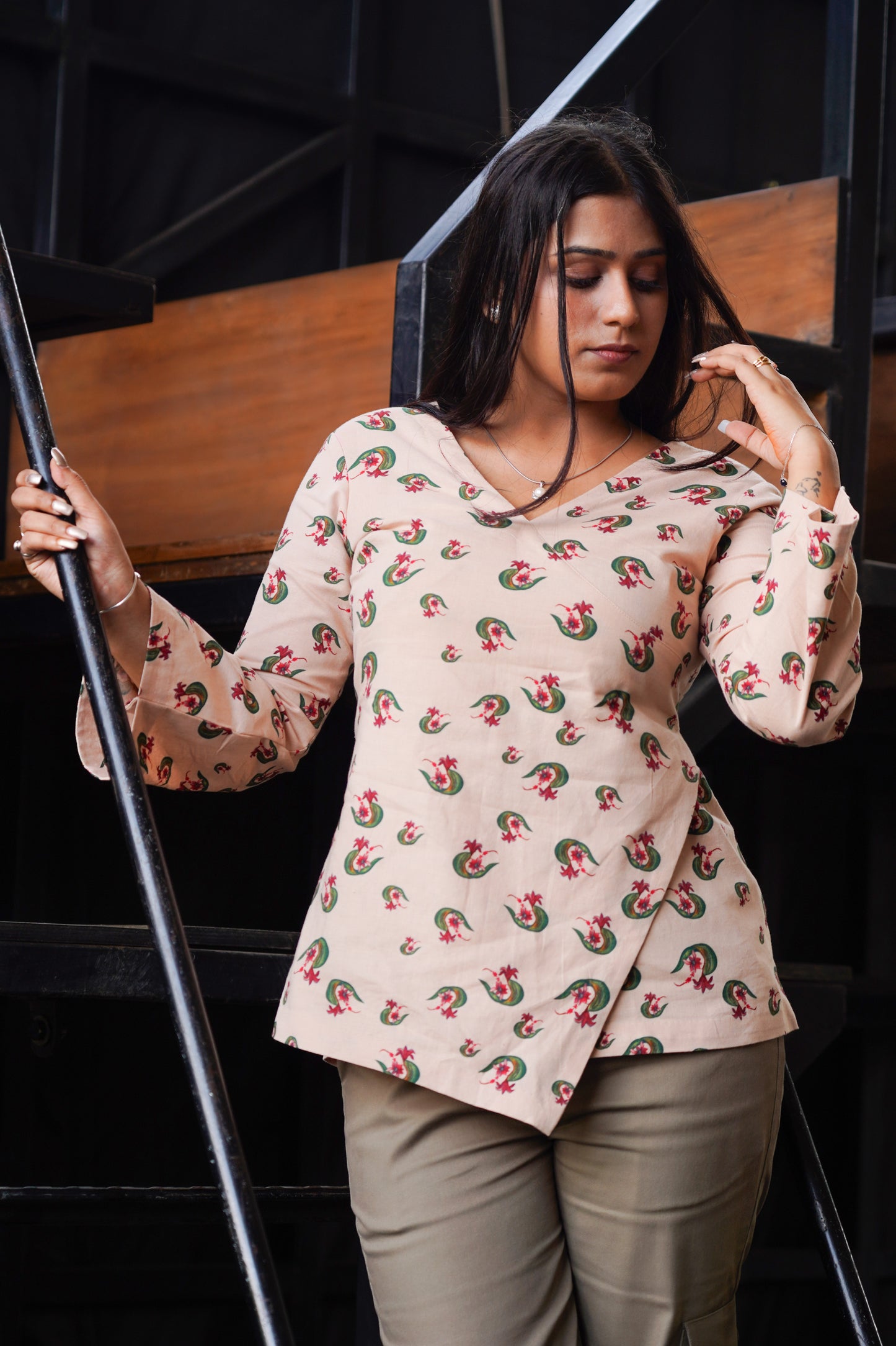 corset top - jeans (whispers of jaipur)