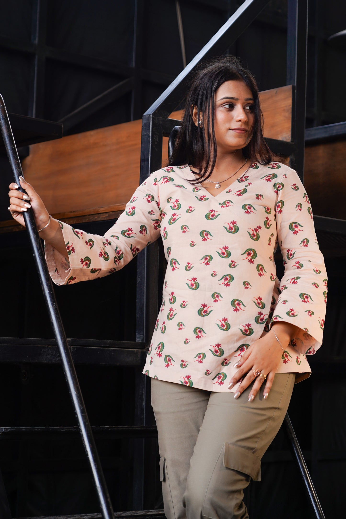 corset top - jeans (whispers of jaipur)